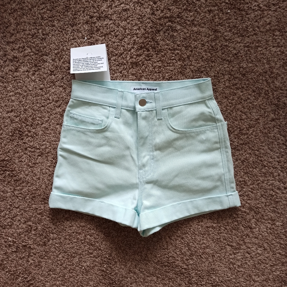AA Mint Booty Shorts